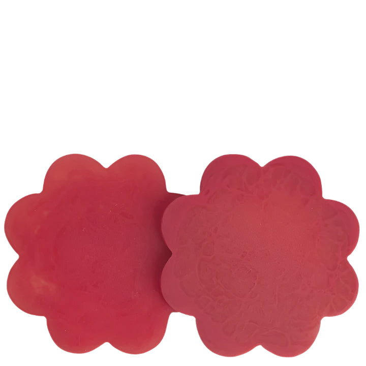 good thing Sage and Clare Cecilia Coasters Set of 2 - Raspberry
