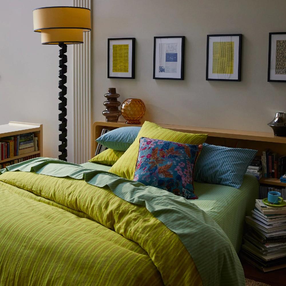 Good Thing Sage And Clare Claire Reversible Cushion - Mustard