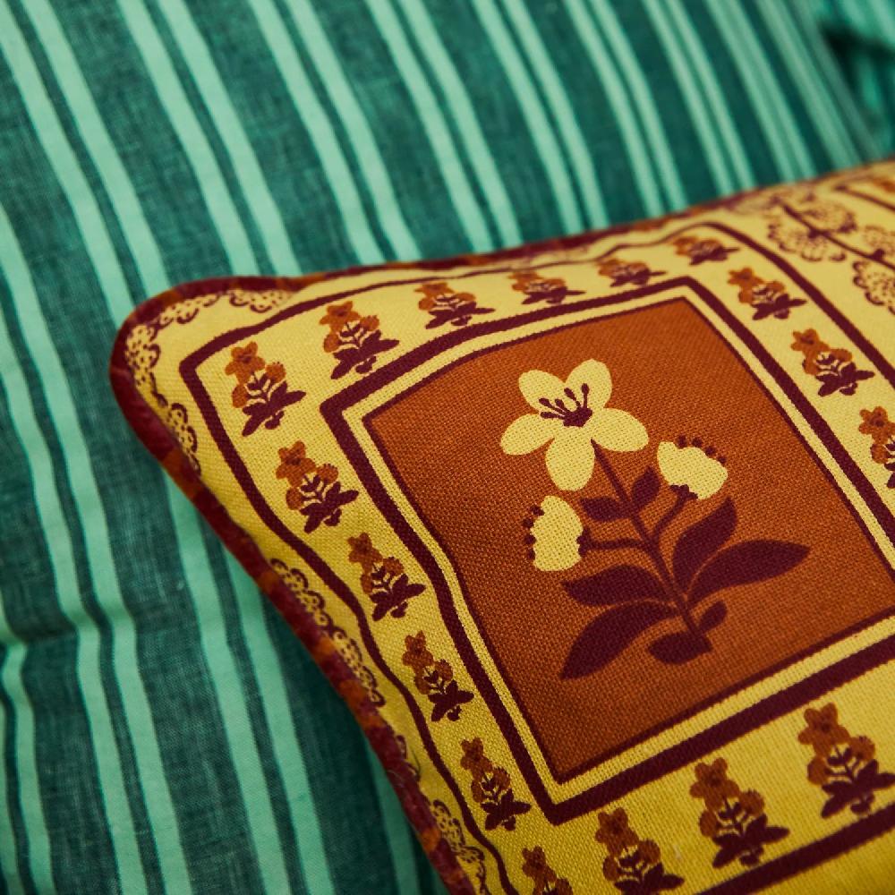 Good Thing Sage And Clare Claire Reversible Cushion - Mustard