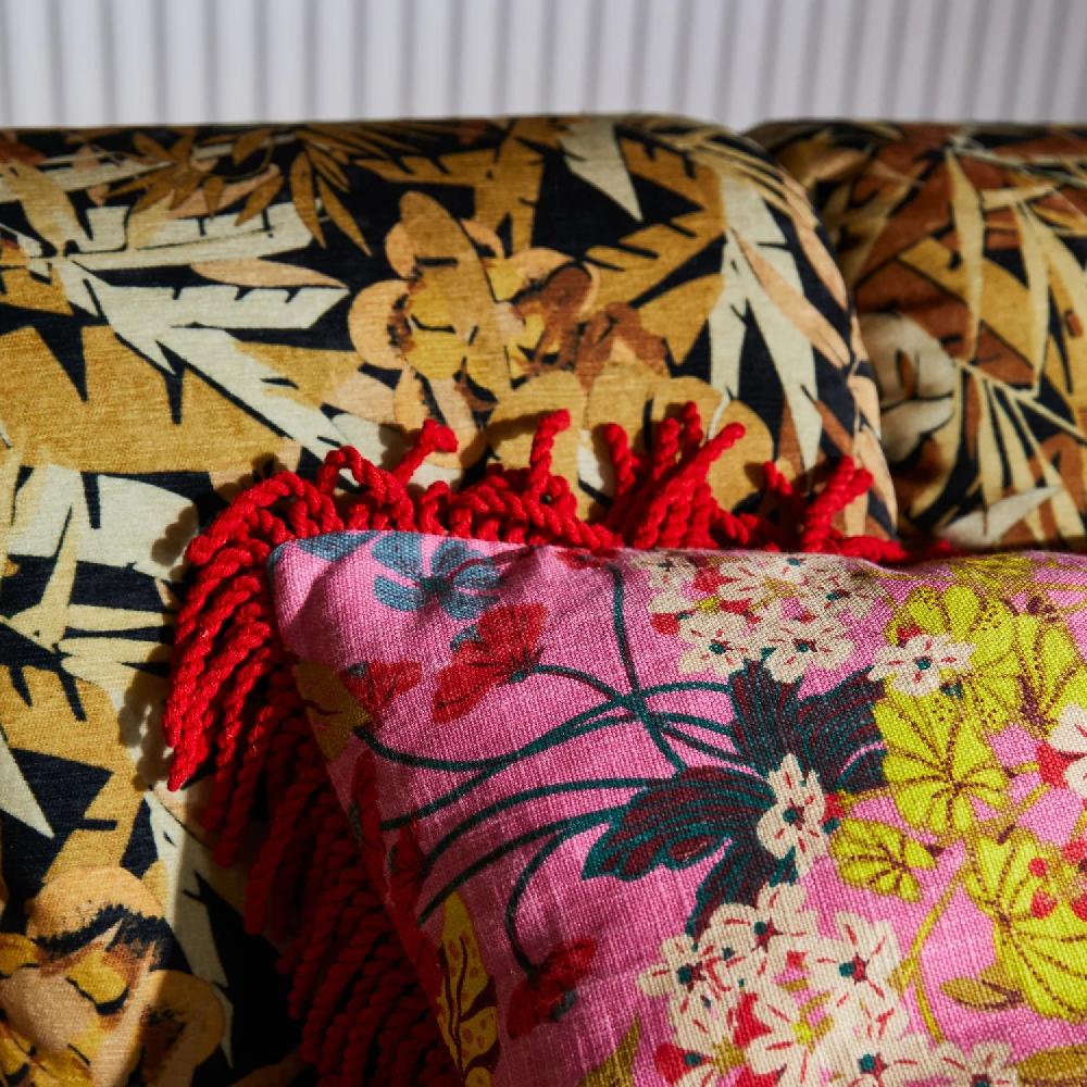 Good Thing Sage And Clare Genevieve Square Fringe Cushion