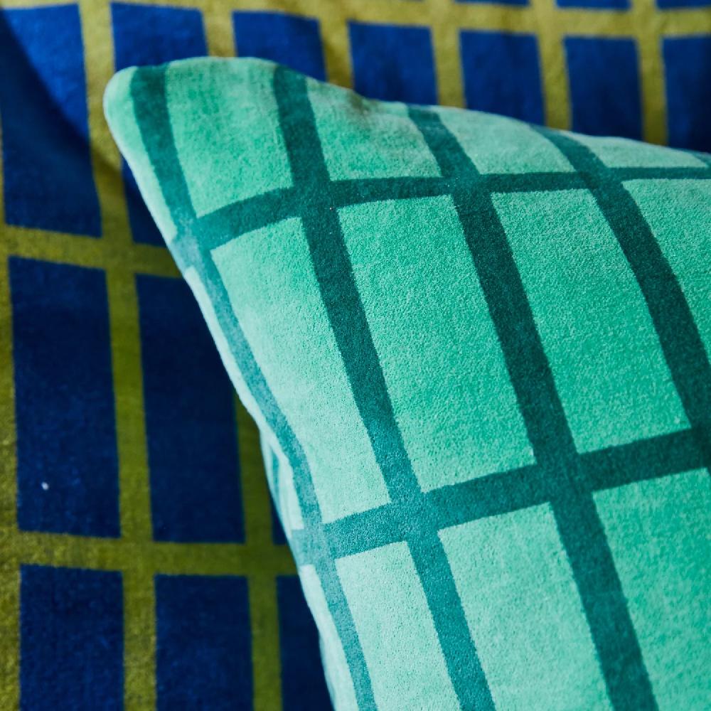 Good Thing Sage And Clare Remi Velvet Cushion - Emerald