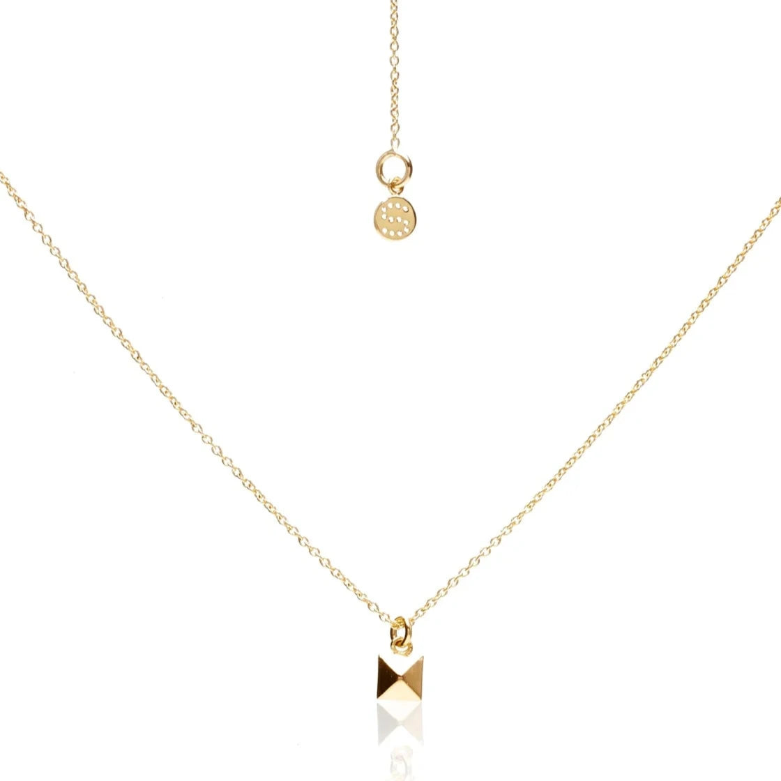 good thing Silk & Steel Superfine Mini Olympia Necklace - Gold