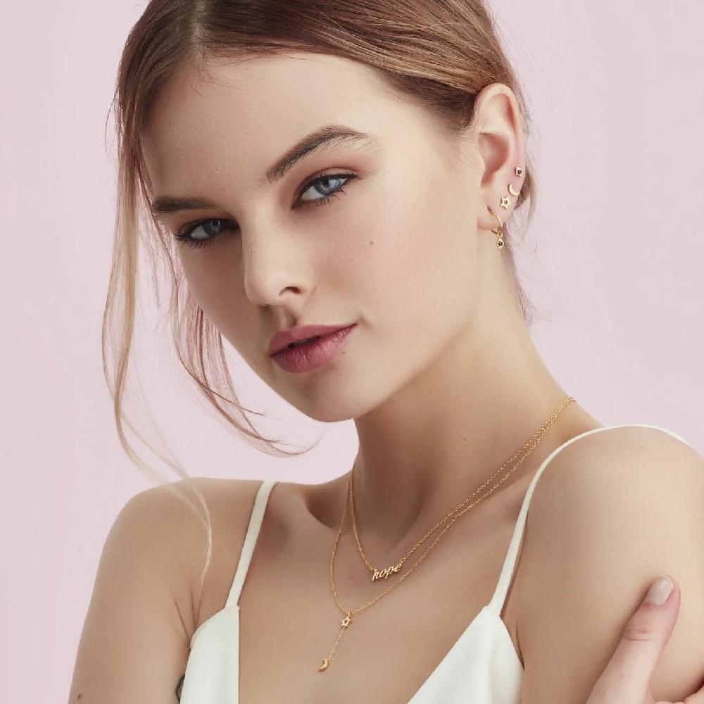 Good Thing Silk & Steel Superfine Starry Night Necklace - Silver