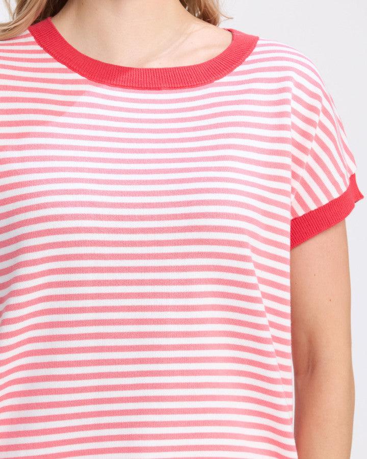 Good Thing Stella And Gemma Laneway Top - Pink Stripe