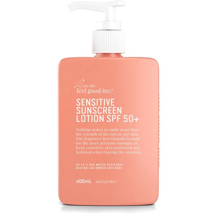good thing We Are Feel Good Sensitive Sunscreen SPF50+ 400ml Pump