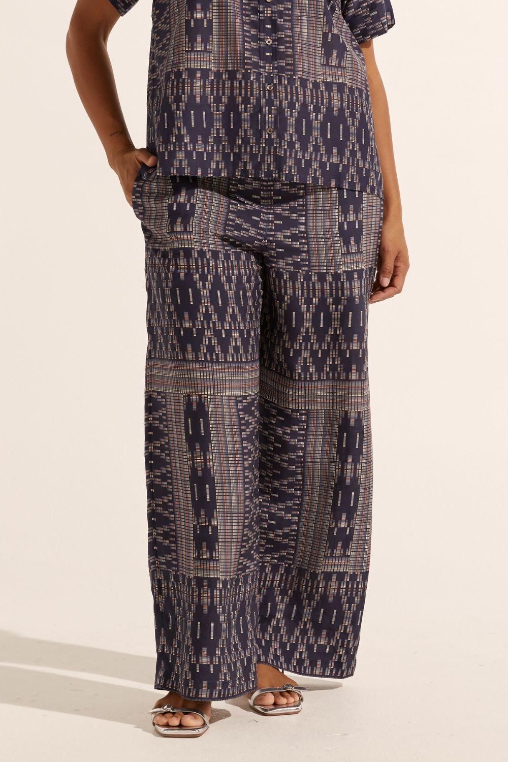 good thing Zoe Kratzmann Breeze Pant - Midnight Aztec