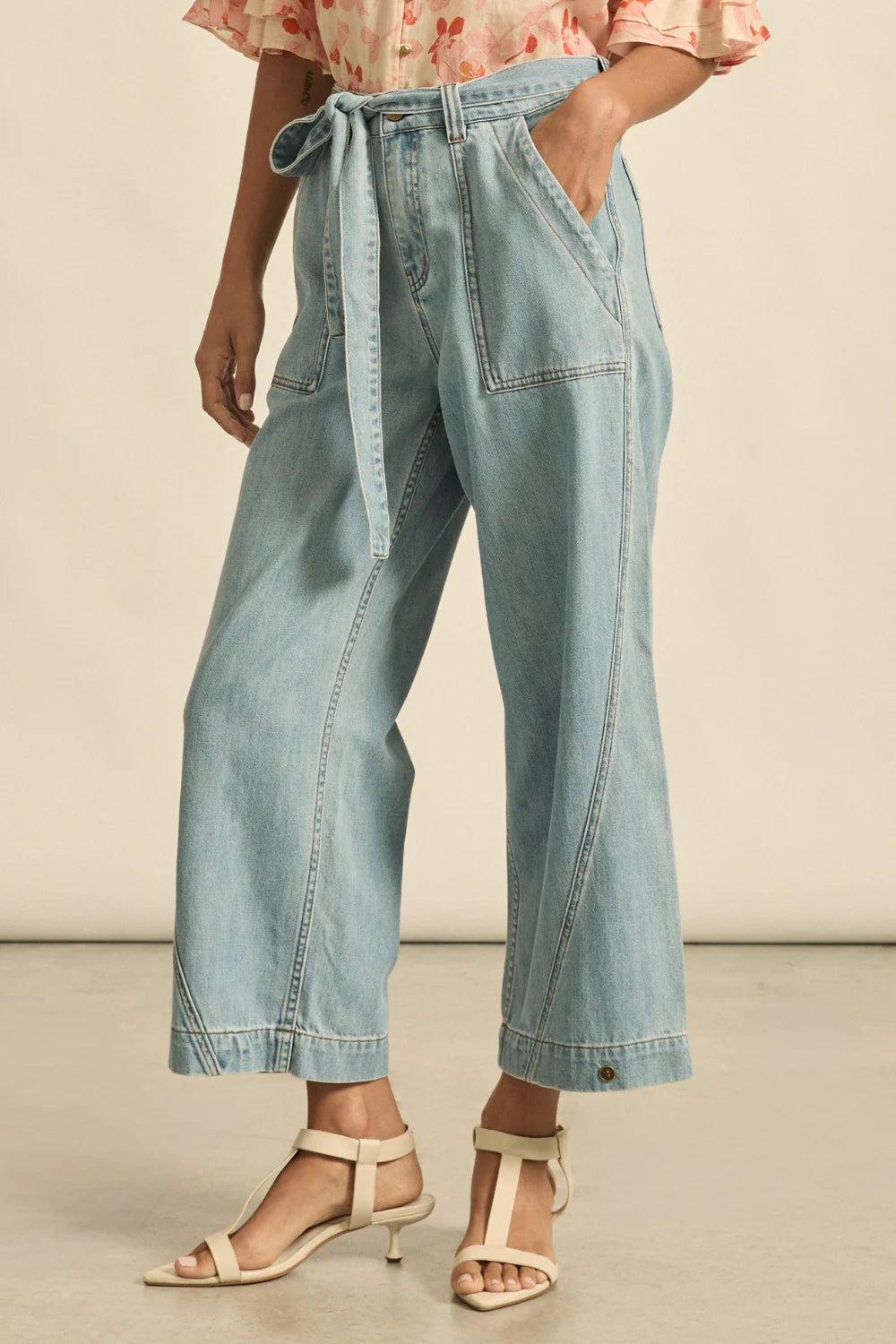 Good Thing Zoe Kratzmann Embark Jean - Light Washed Denim
