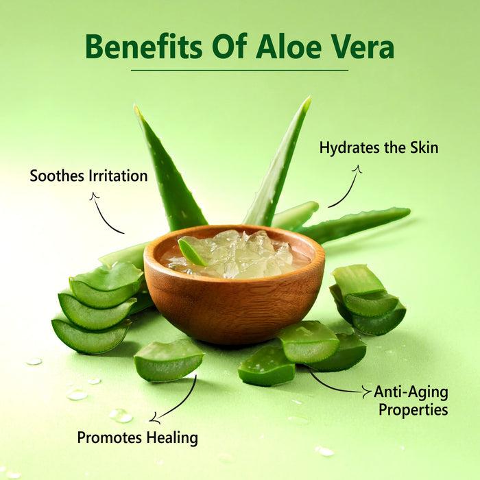 Good Vibes Aloe Vera Nourishing Multipurpose Gel With Neem - 100gm