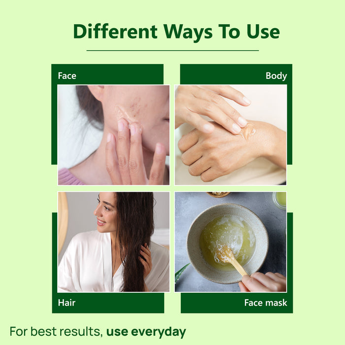 Good Vibes Aloe Vera Nourishing Multipurpose Gel With Neem - 100gm