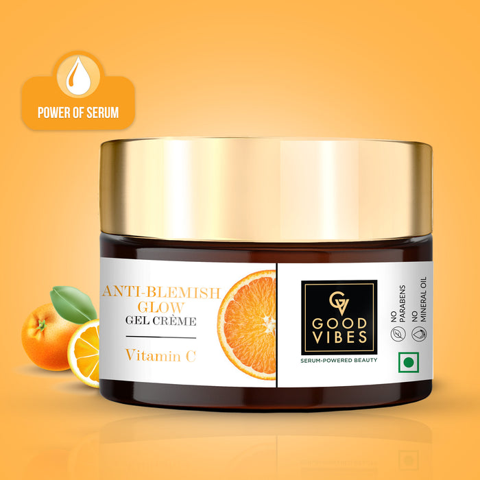 Good Vibes Anti Blemish Glow Gel Creme Vitamin C With Power Of Serum