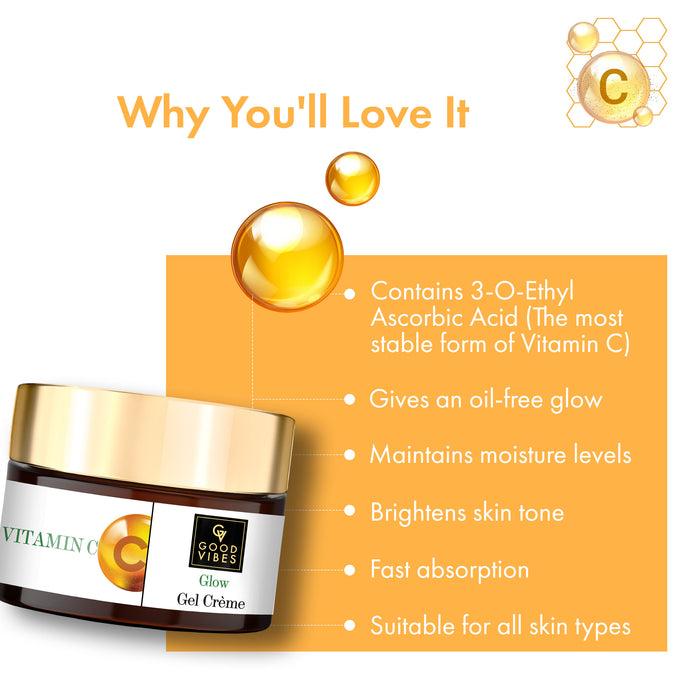 Good Vibes Anti Blemish Glow Gel Creme Vitamin C With Power Of Serum
