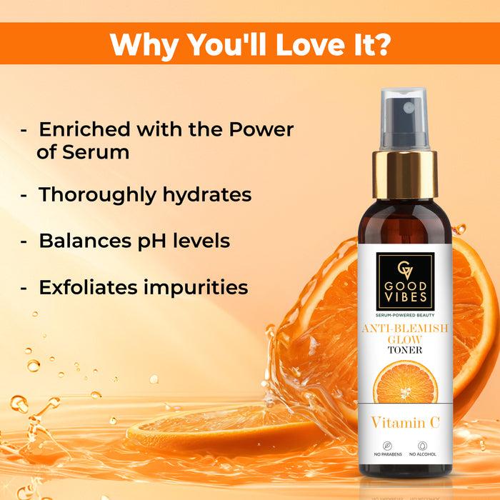 Good Vibes Anti Blemish Glow Toner Vitamin C With Power Of Serum
