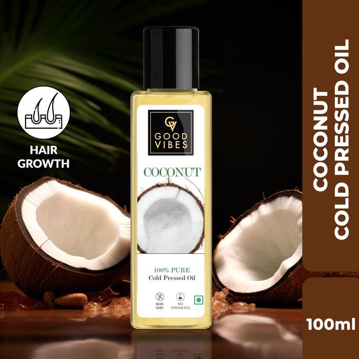 good vibes Coconut 100% Pure Cold Pressed Carrier Oil
