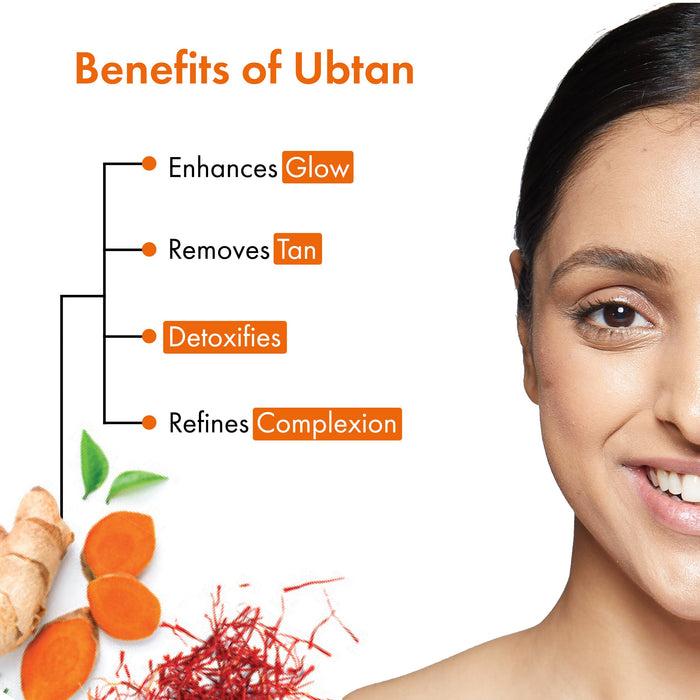 Good Vibes De-Tan Glow Face Mask Ubtan With Power Of Serum
