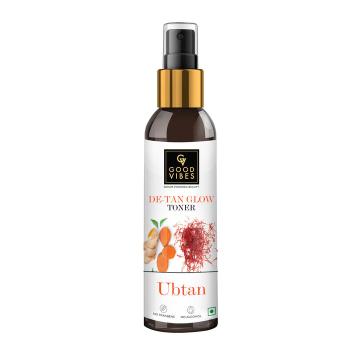 Good Vibes De-Tan Glow Toner Ubtan With Power Of Serum