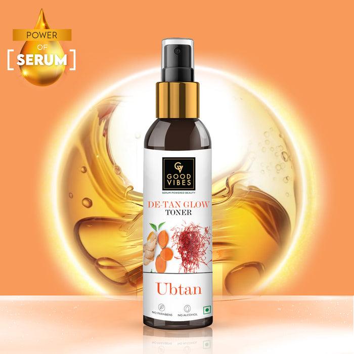 good vibes De-Tan Glow Toner Ubtan with Power of Serum