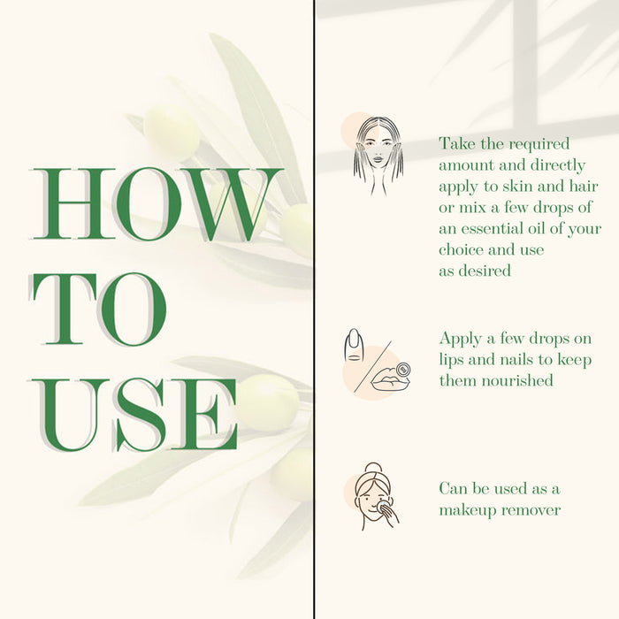 Good Vibes 100% Pure Olive Carrier Oil Cold Pressed