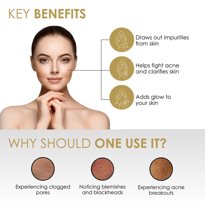 Good Vibes Good Vibes Activated Charcoal Deep Cleansing Face Mask | Anti-Acne Softening | With Liquorice | No Parabens No Sulphates No Mineral Oil (100 G)