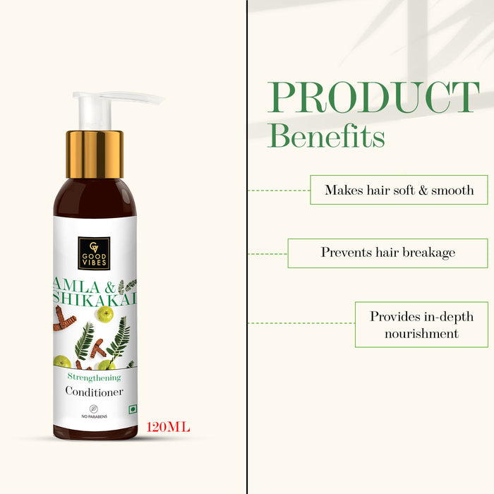 Good Vibes Amla & Shikakai Strengthening Conditioner