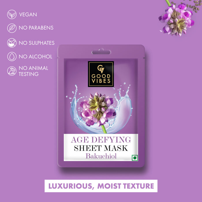 Good Vibes Bakuchiol Age Defying Sheet Mask
