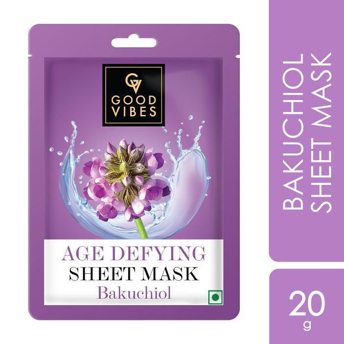 good vibes Bakuchiol Age Defying Sheet Mask