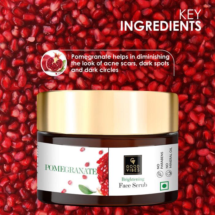 Good Vibes Good Vibes Brightening Face Scrub - Pomegranate (50 G)