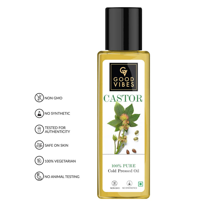 Good Vibes Castor 100% Pure Cold Pressed Oil