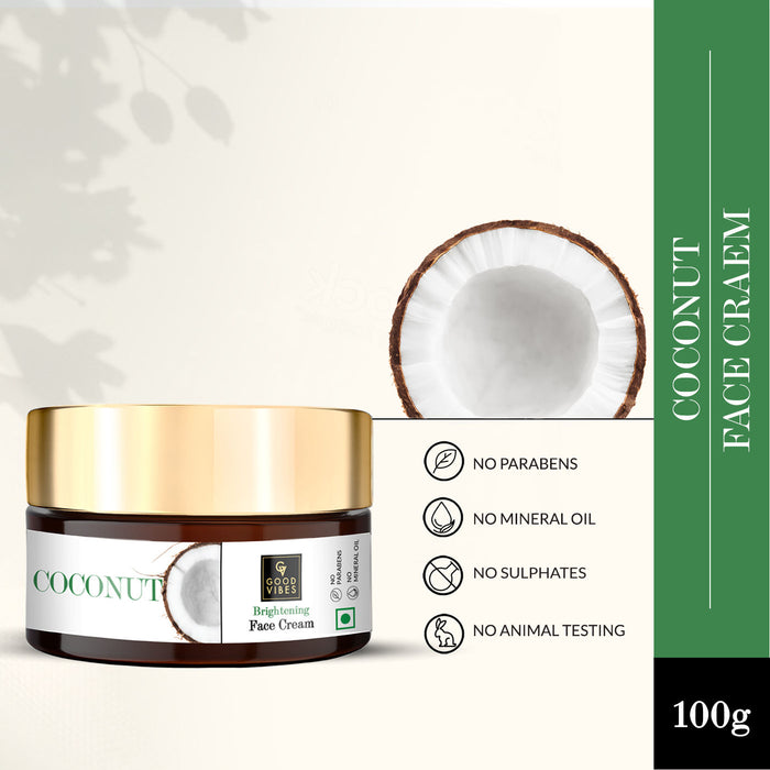 Good Vibes Coconut Brightening Face Cream
