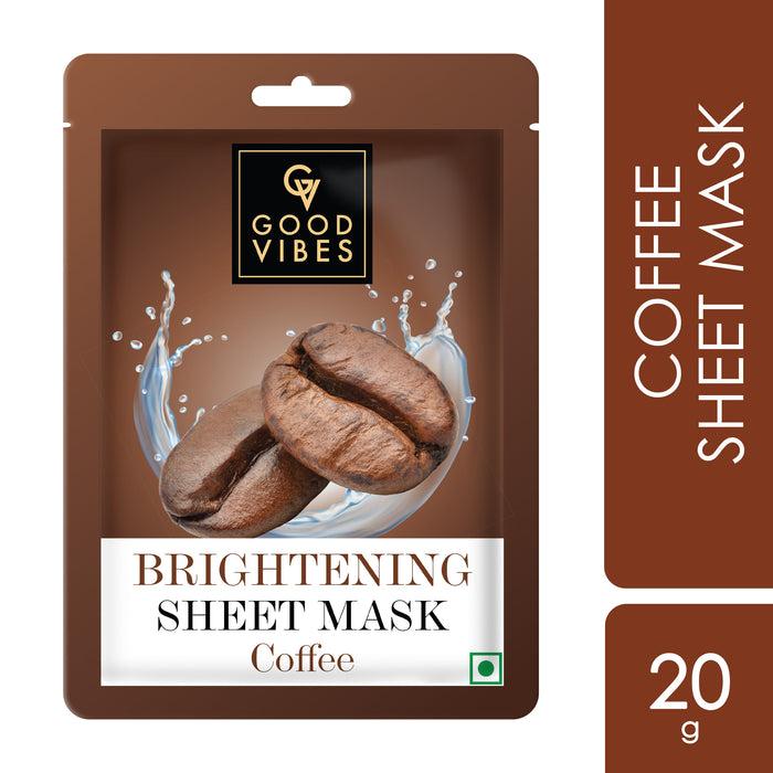good vibes Coffee Brightening Sheet Mask