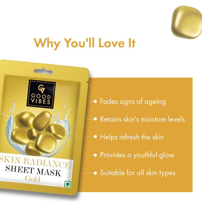 Good Vibes Gold Skin Radiance Sheet Mask