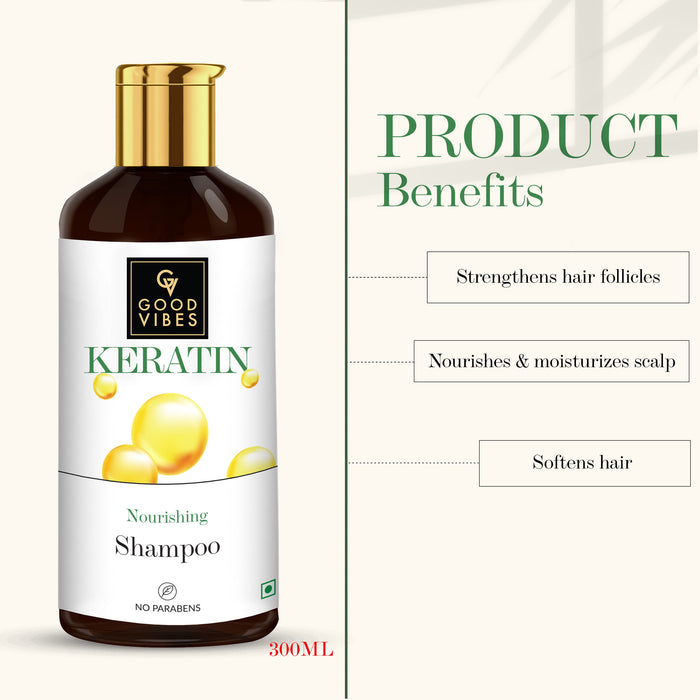 Good Vibes Keratin Nourishing Shampoo
