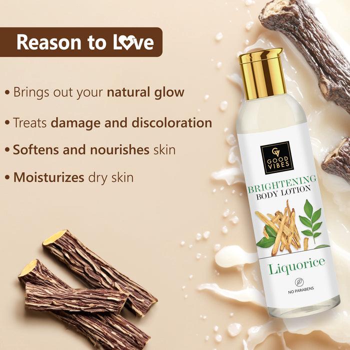 Good Vibes Liquorice Brightening Body Lotion