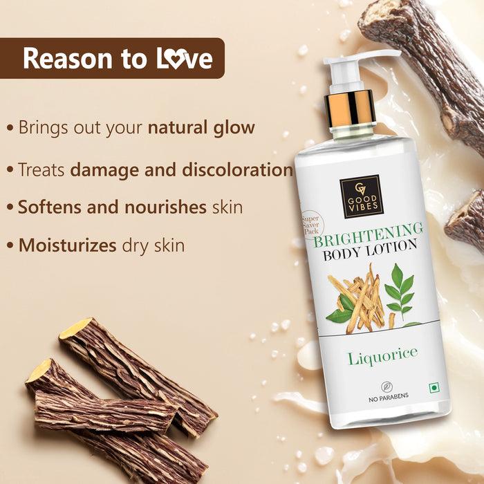 Good Vibes Liquorice Brightening Body Lotion