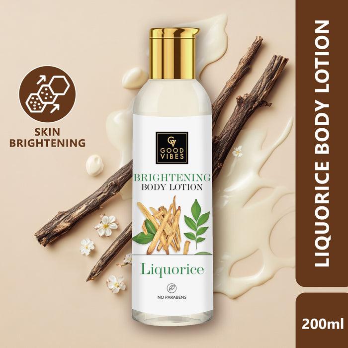 good vibes Liquorice Brightening Body Lotion