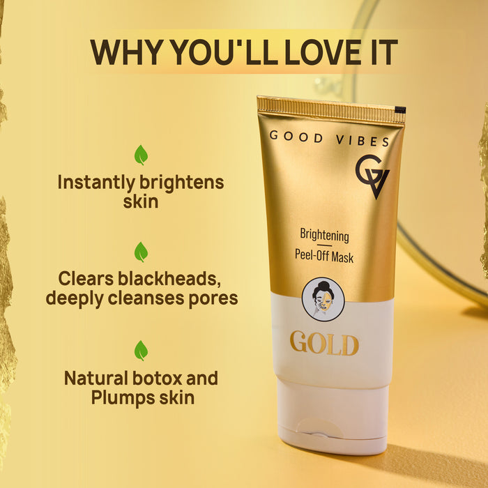 Good Vibes Good Vibes New & Improved Gold Brightening Peel Off Mask (50 G)