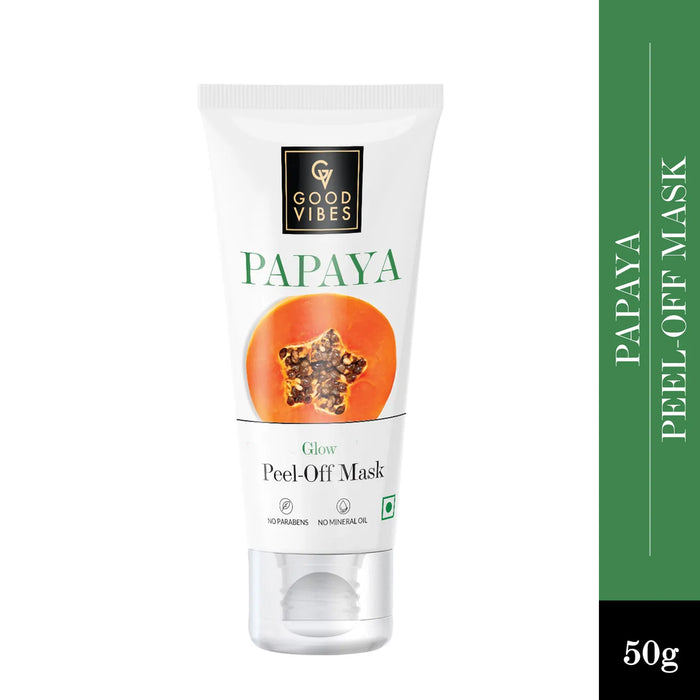 good vibes Papaya Glow Peel Off Mask