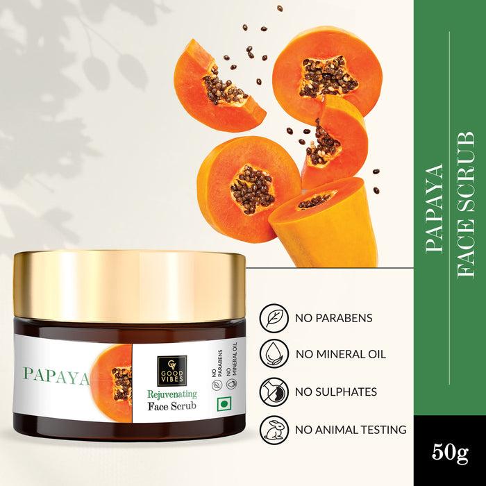 good vibes Papaya Rejuvenating Face Scrub
