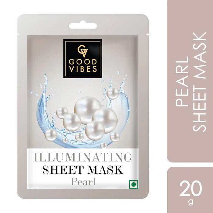 good vibes Pearl Illuminating Sheet Mask