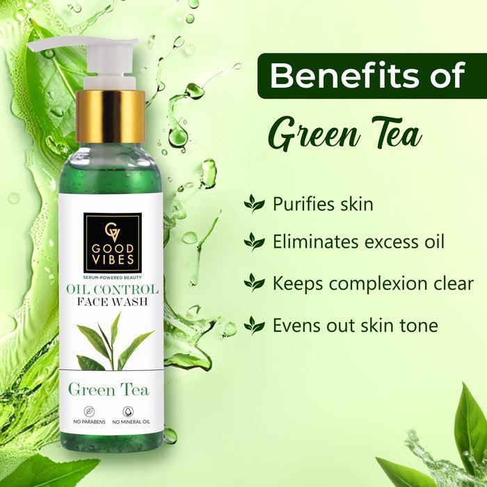 Good Vibes Purifying Face Wash - Green Tea (120 Ml)