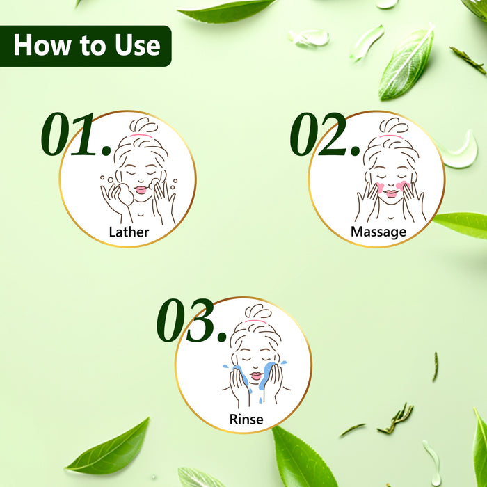 Good Vibes Purifying Face Wash - Green Tea (120 Ml)