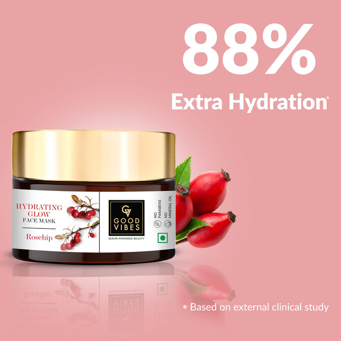 Good Vibes Rosehip Hydrating Glow Face Mask