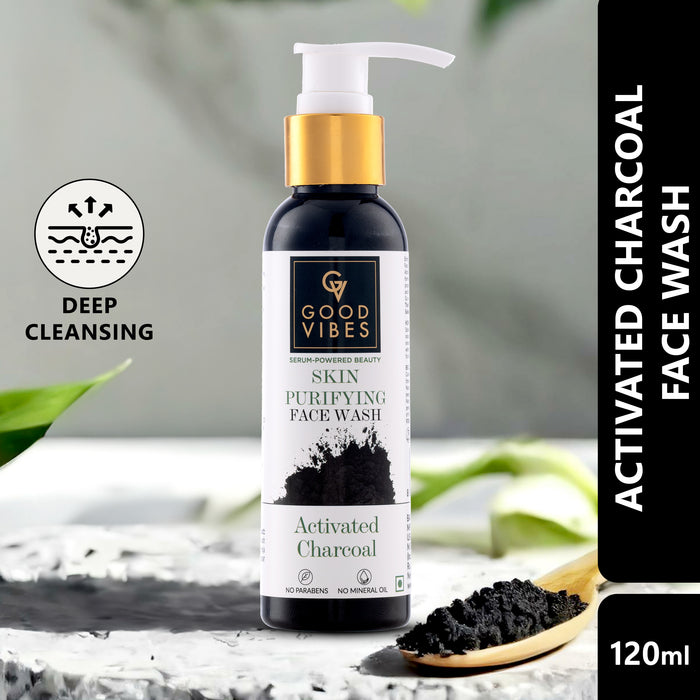 good vibes Skin Purifying Face Wash Charcoal