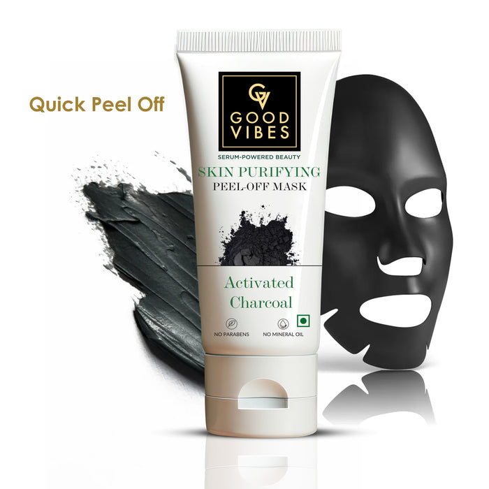 Good Vibes Skin Purifying Peel Off Mask - Charcoal