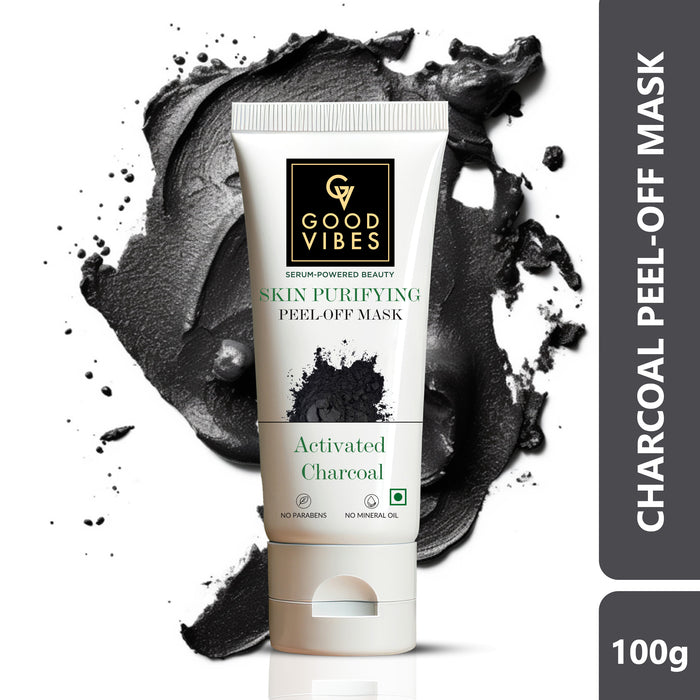 good vibes Skin Purifying Peel Off Mask - Charcoal