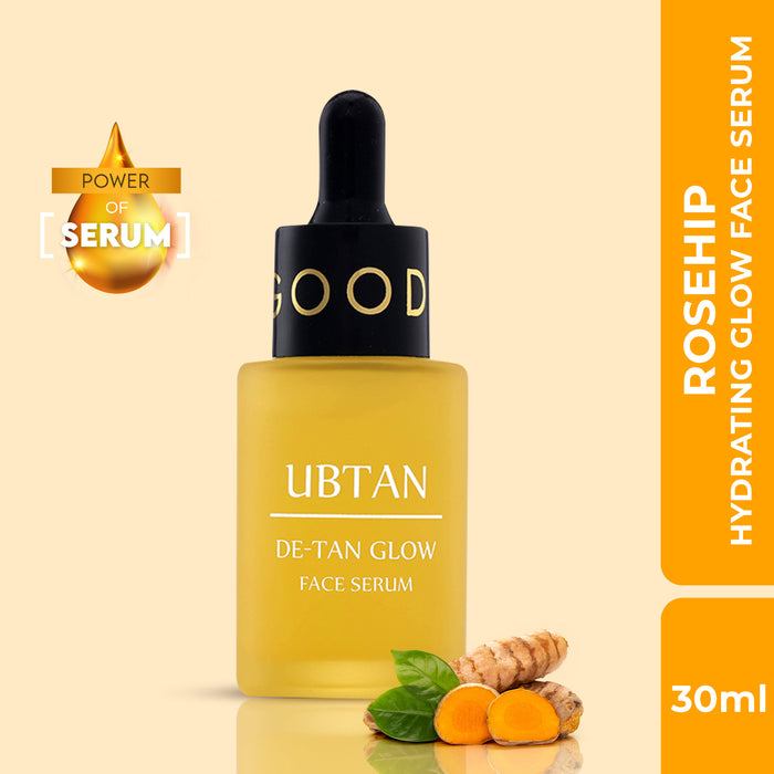 good vibes Ubtan De-Tan Glow Face Serum - 30ml