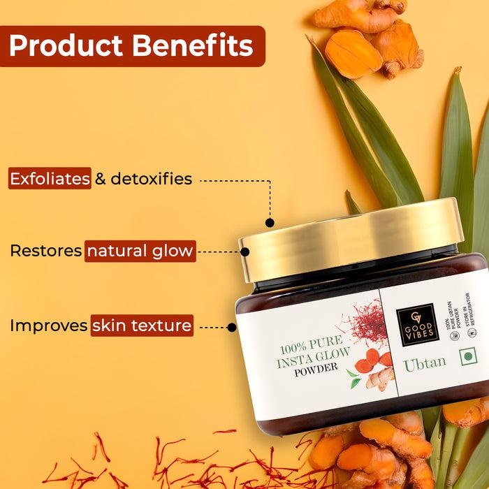 Good Vibes Ubtan Insta Glow Powder (150 G)