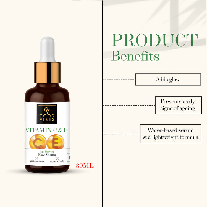 Good Vibes Vitamin C & E Age Defying Serum