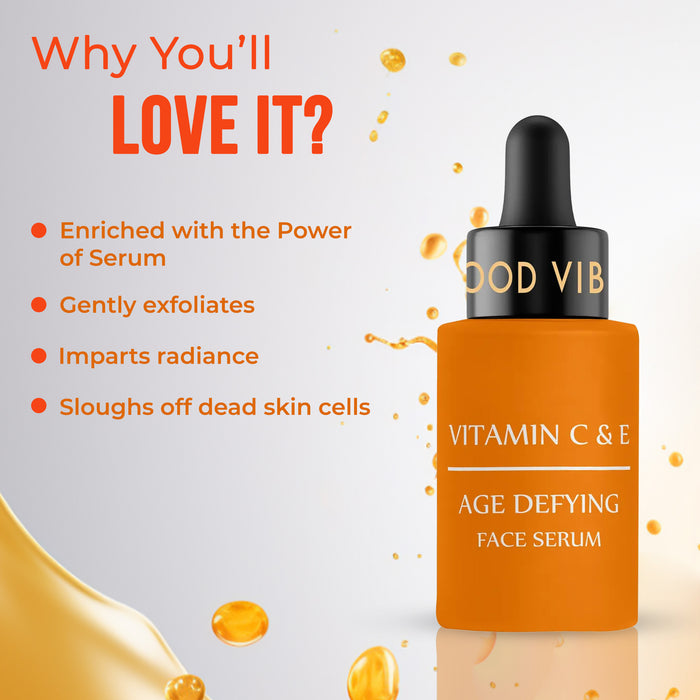 Good Vibes Vitamin C & E Age Defying Serum (30 Ml)