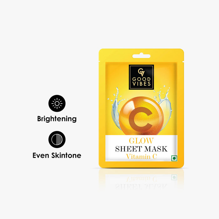 good vibes Vitamin C Glow Sheet Mask
