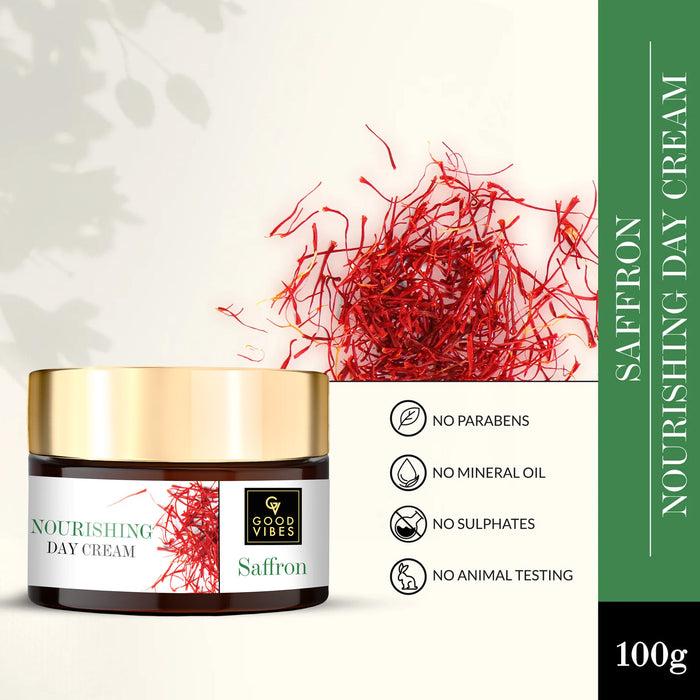 good vibes Saffron Nourishing Day Cream with Coffee